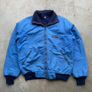 Vtg 80's Patagonia Bomber Jacket Fleece Insulated Men's Medium USA Made